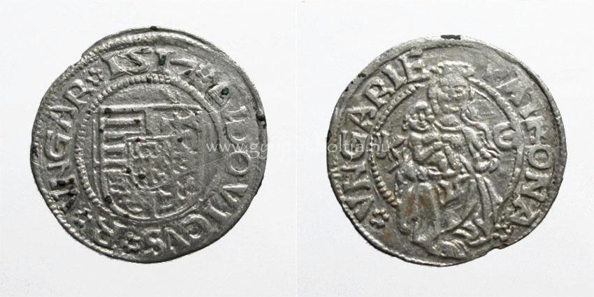 II. Lajos denr 1517 K-G H673/m H841